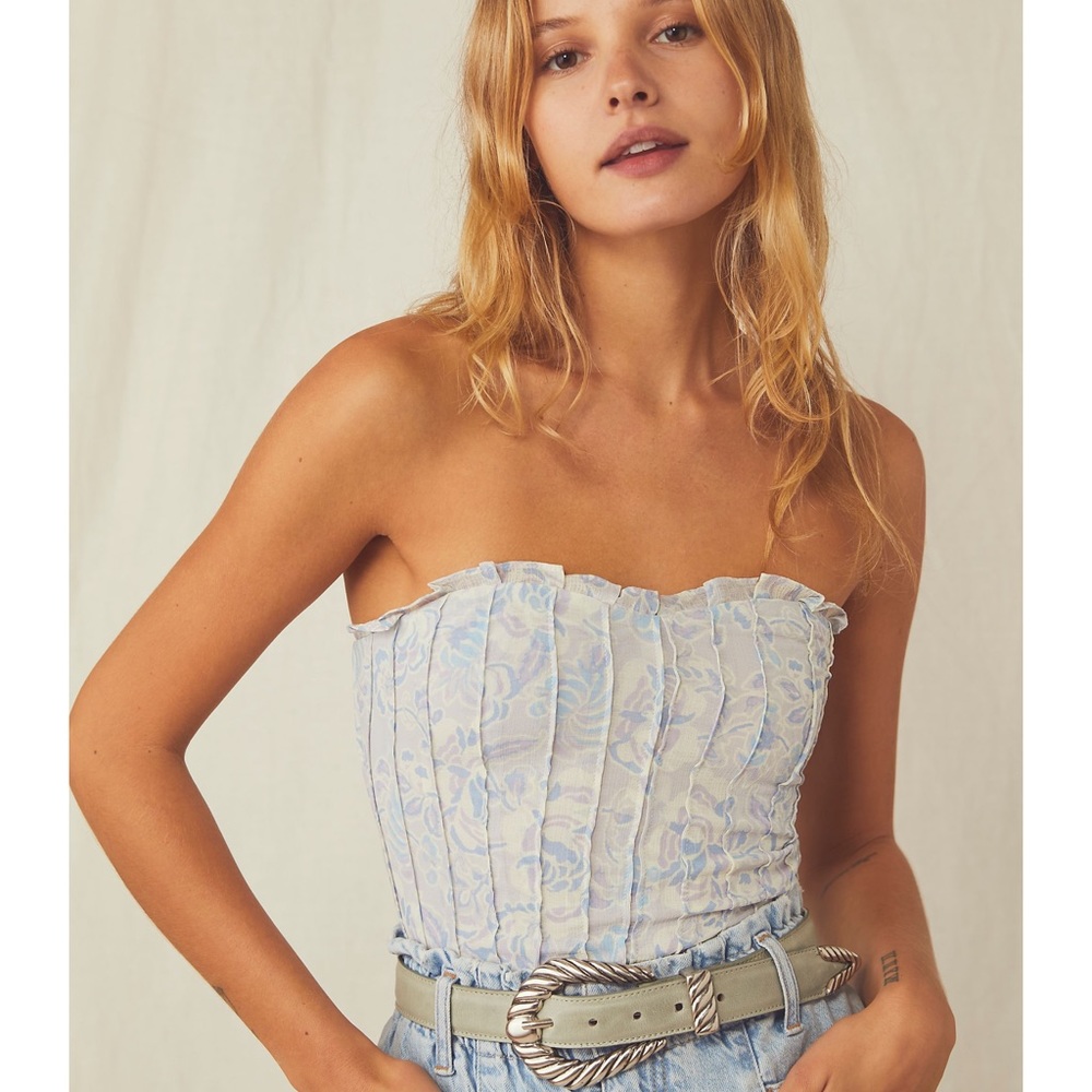 Free People Brighter mornings tube top